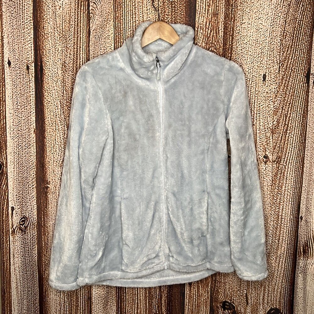 32 Degrees Heat Jacket Women Size Small Gray Fleece Full Zip